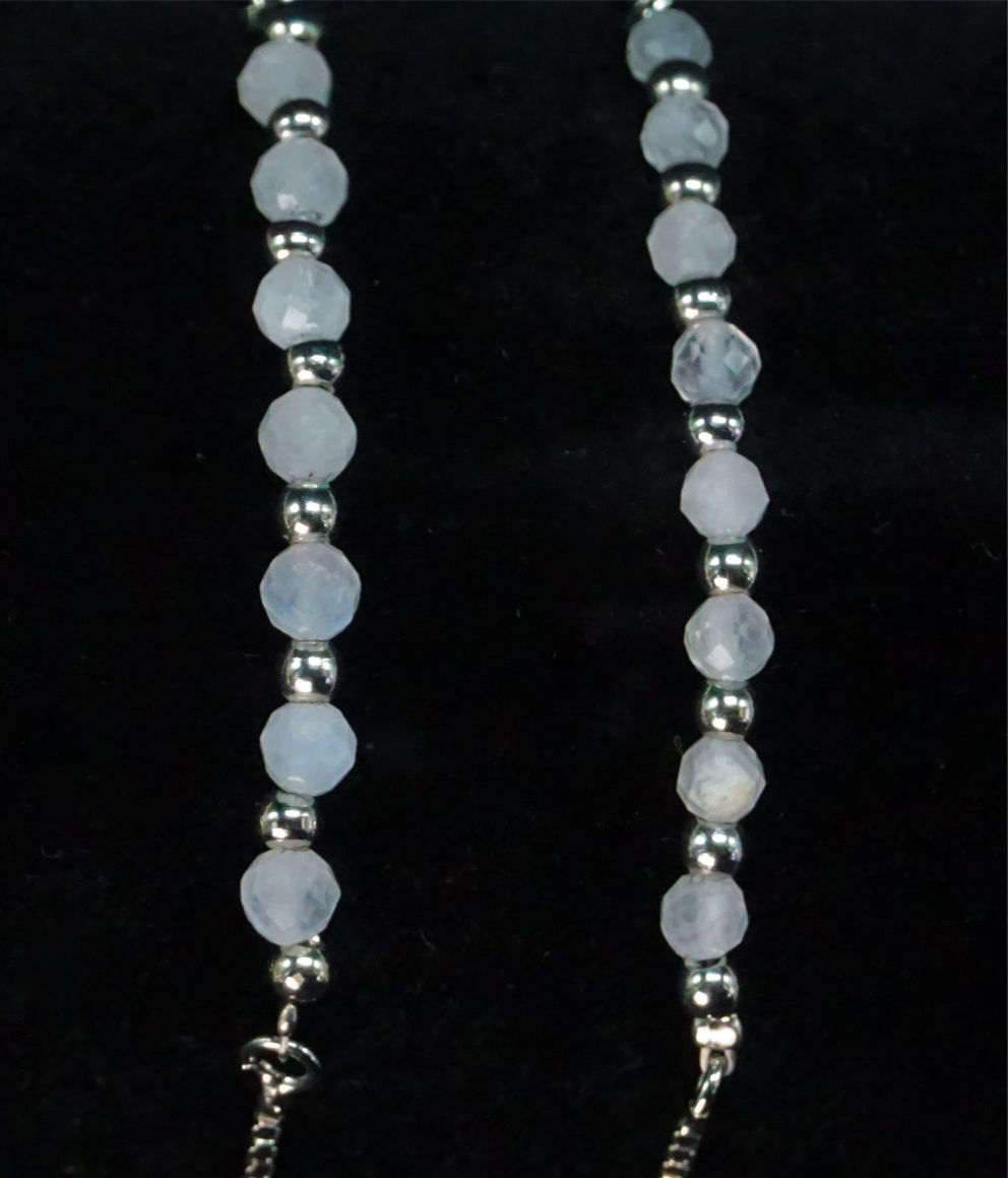 Moonstone Cluster Bolo Bracelet