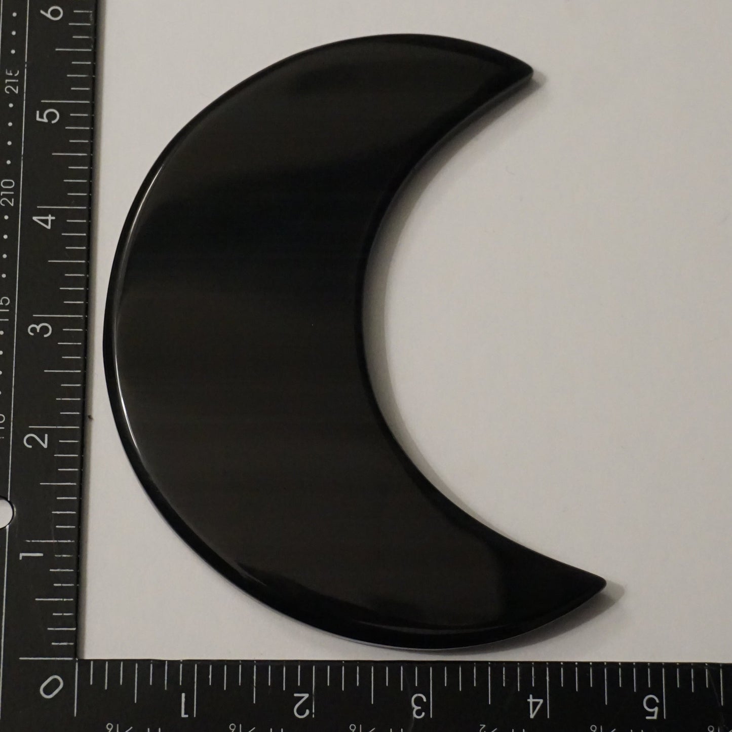 Midnight Lace Obsidian Cresant Moon