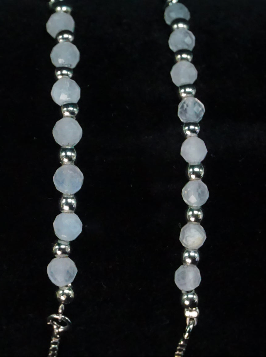 Moonstone Cluster Bolo Bracelet