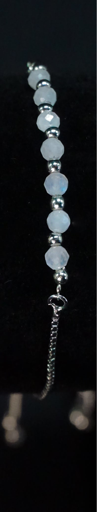 Moonstone Cluster Bolo Bracelet
