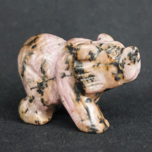 Rhodonite Bear