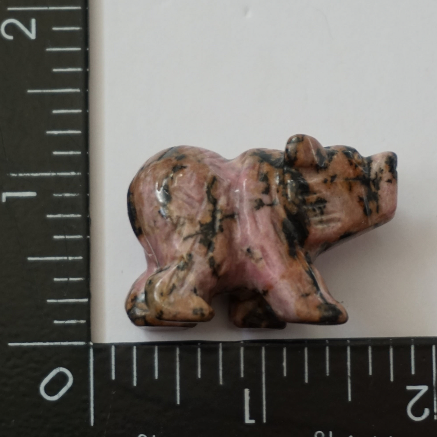 Rhodonite Bear