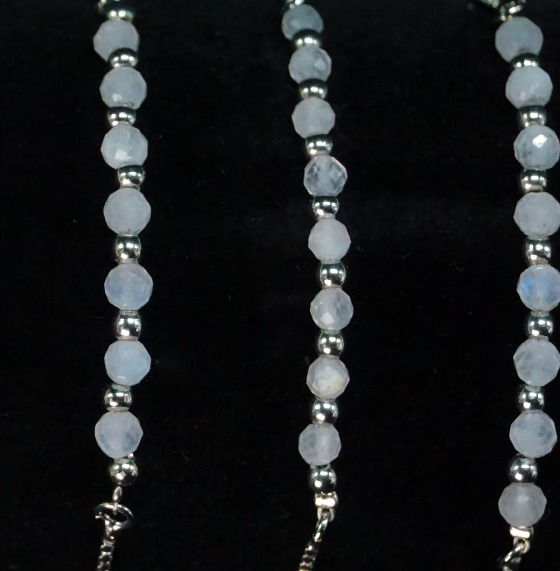 Moonstone Cluster Bolo Bracelet