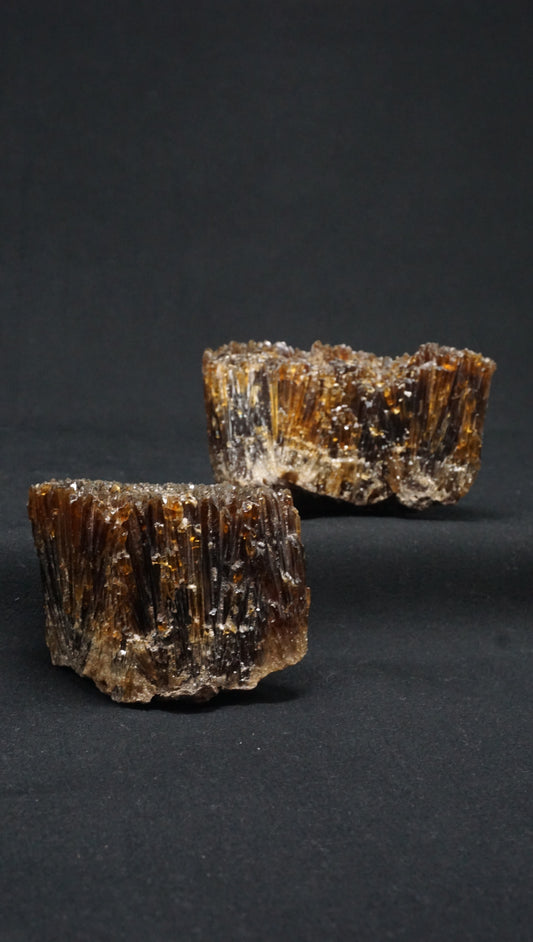 Amber Calcite Pieces