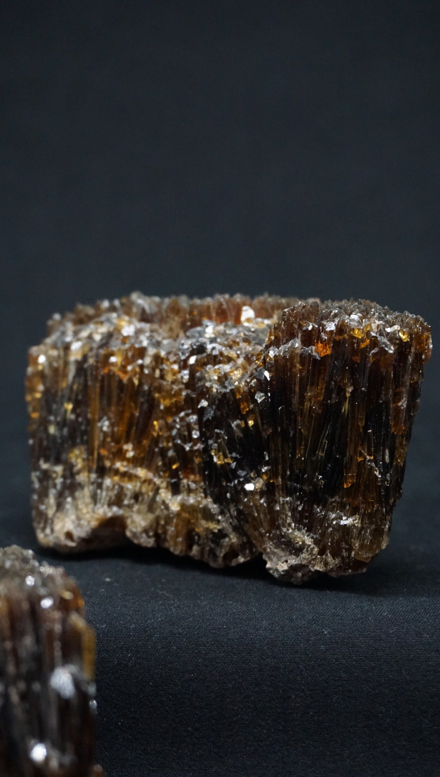 Amber Calcite Pieces