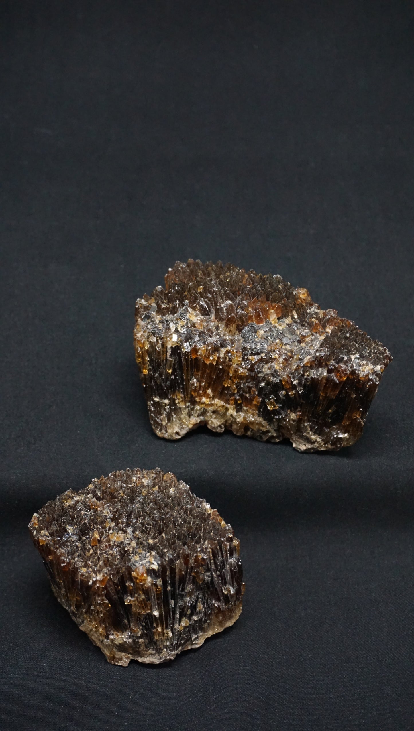 Amber Calcite Pieces
