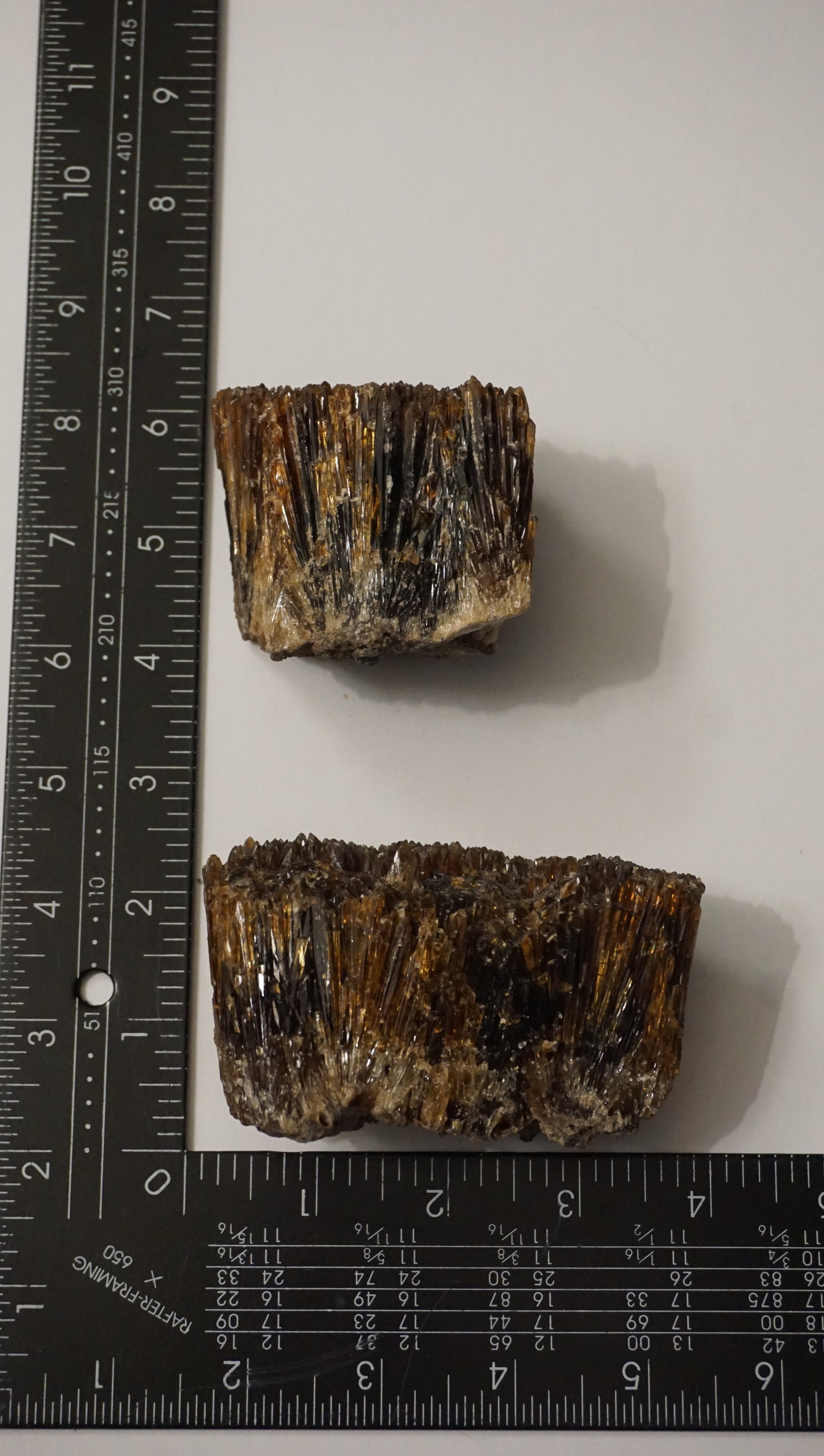 Amber Calcite Pieces