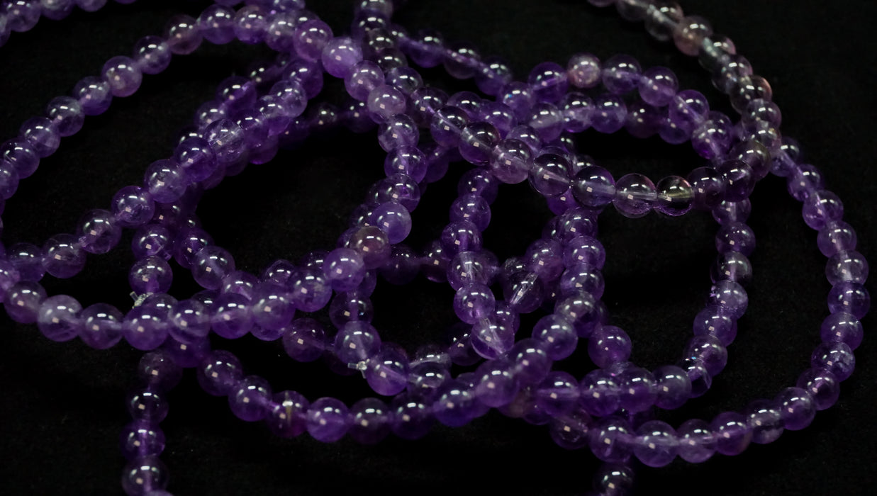 Amethyst Bead Bracelet