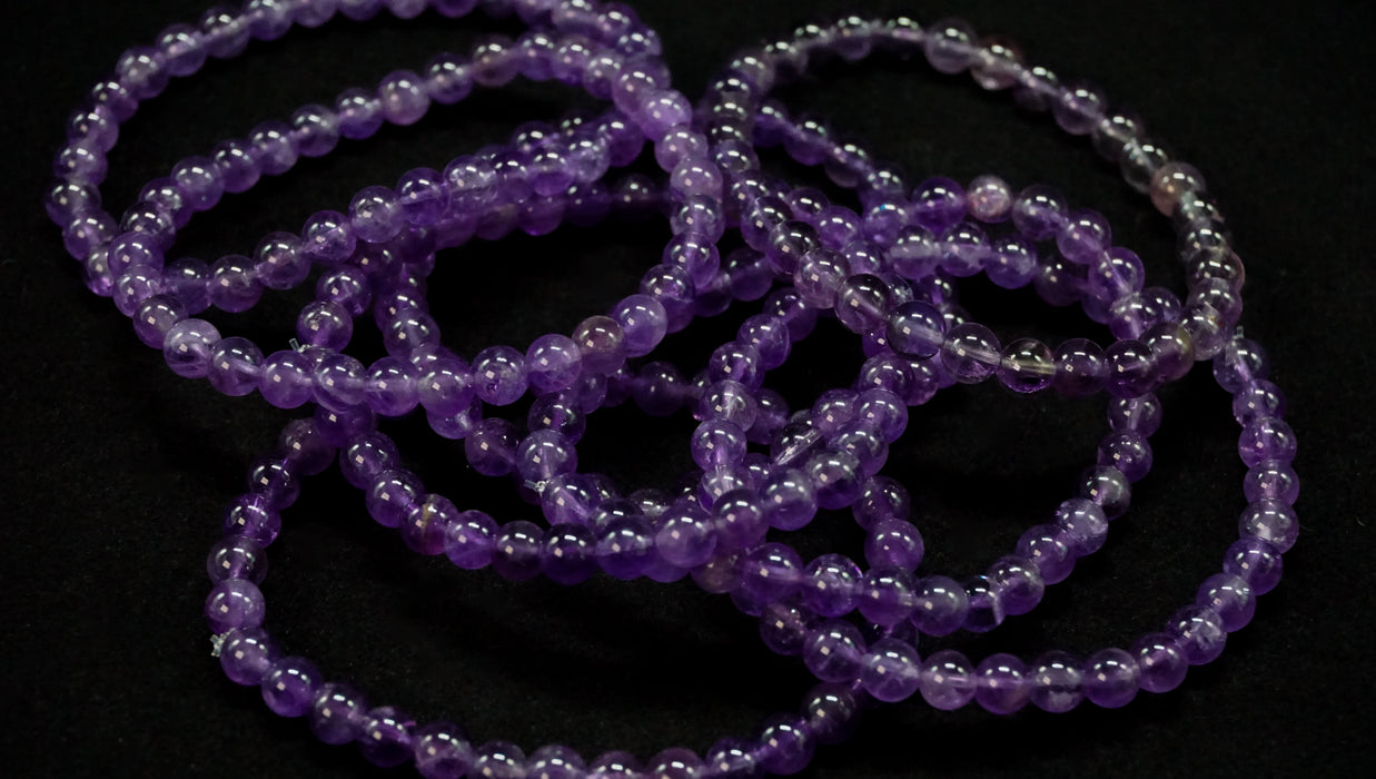 Amethyst Bead Bracelet