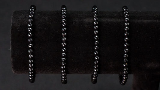 Black Tourmaline Bead Bracelet