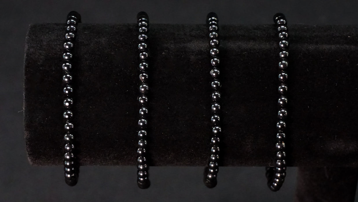 Black Tourmaline Bead Bracelet
