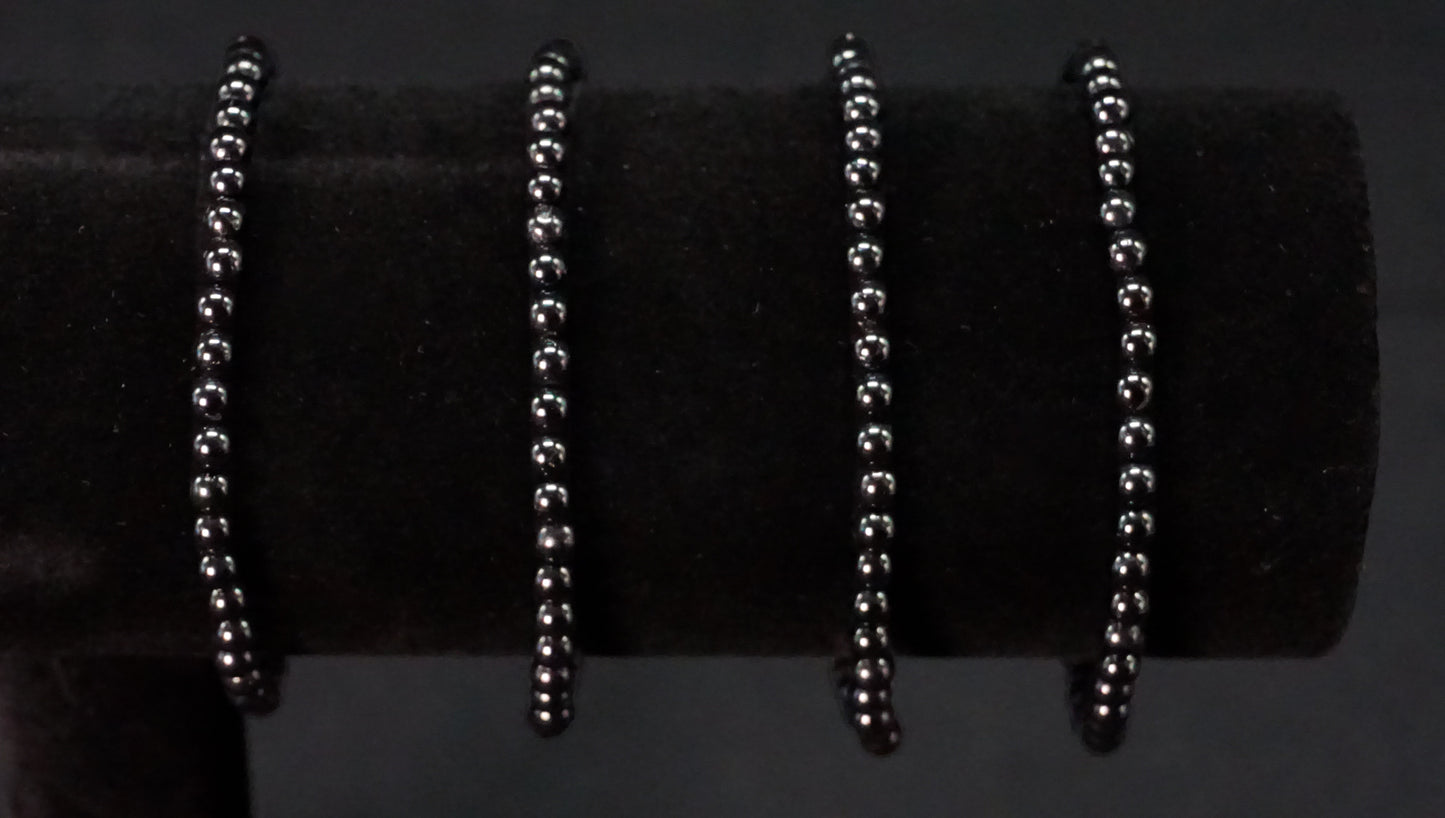 Black Tourmaline Bead Bracelet