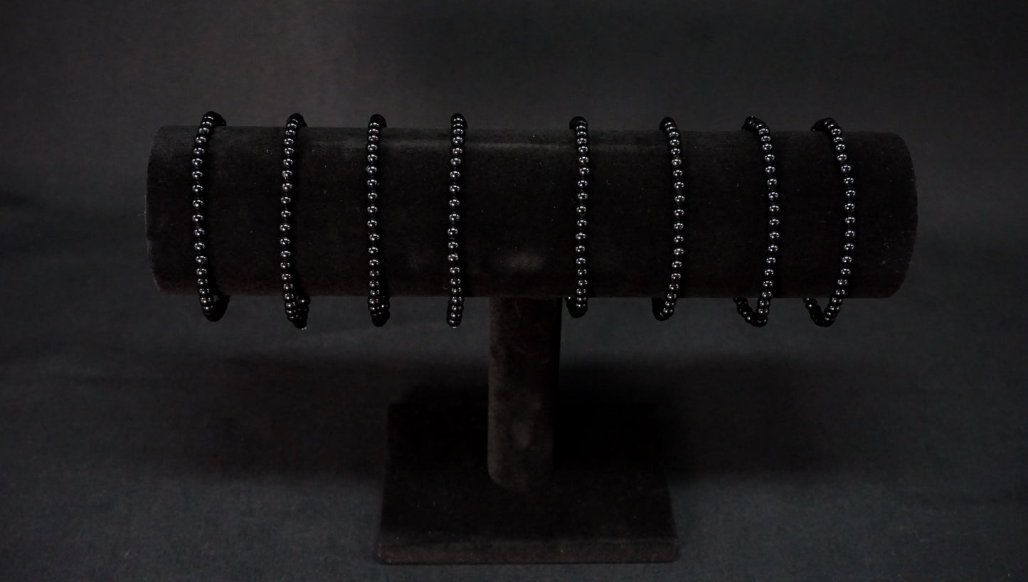 Black Tourmaline Bead Bracelet