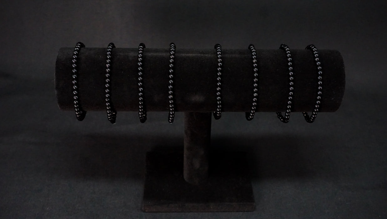 Black Tourmaline Bead Bracelet