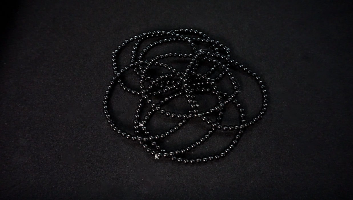 Black Tourmaline Bead Bracelet