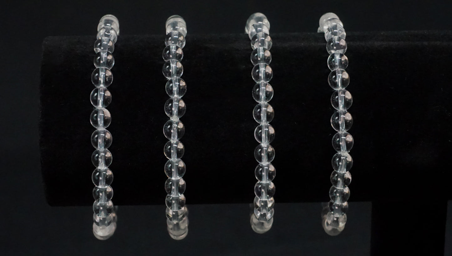Clear Quartz Bead Bracelet