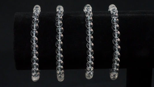 Clear Quartz Bead Bracelet