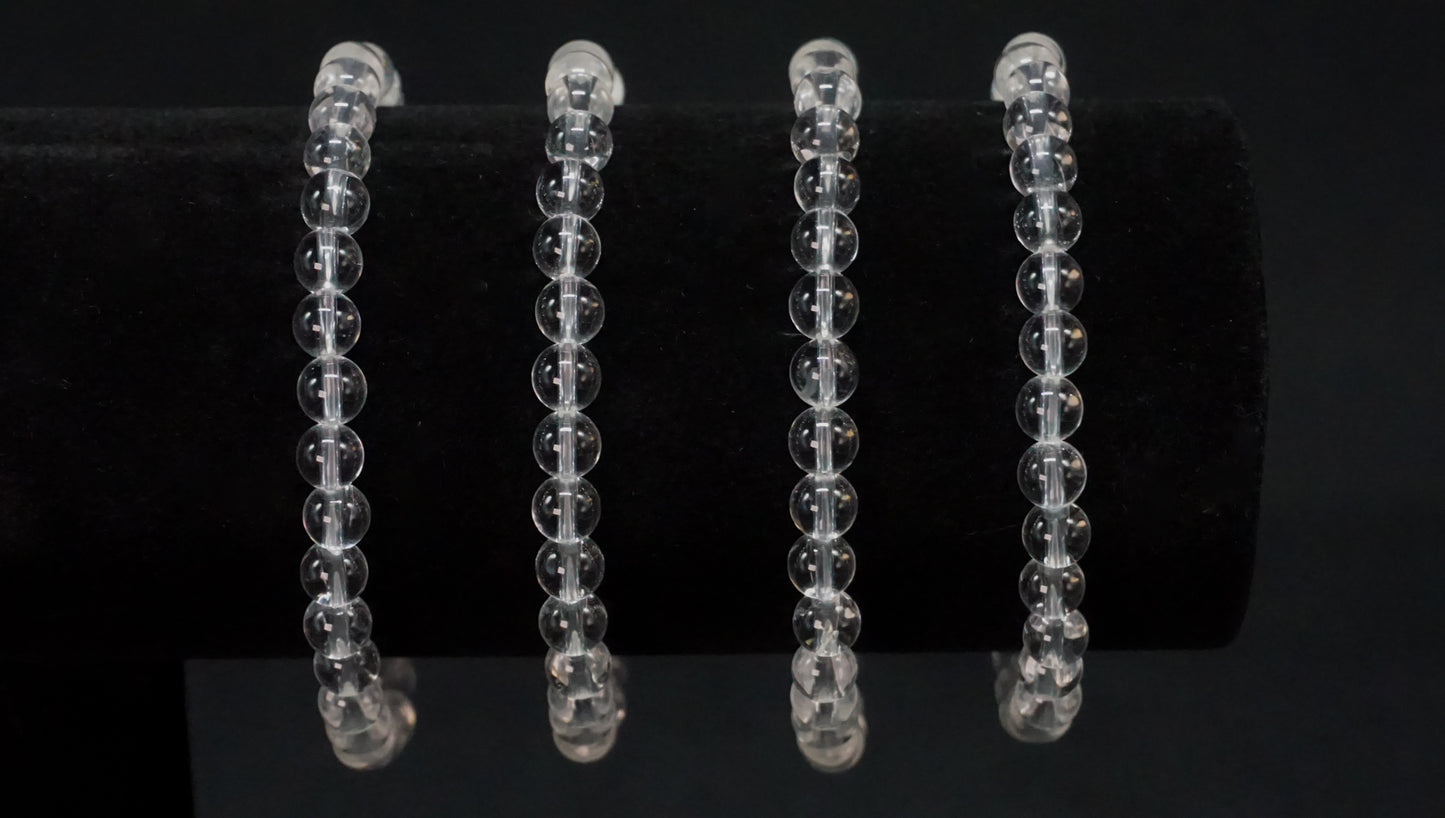 Clear Quartz Bead Bracelet