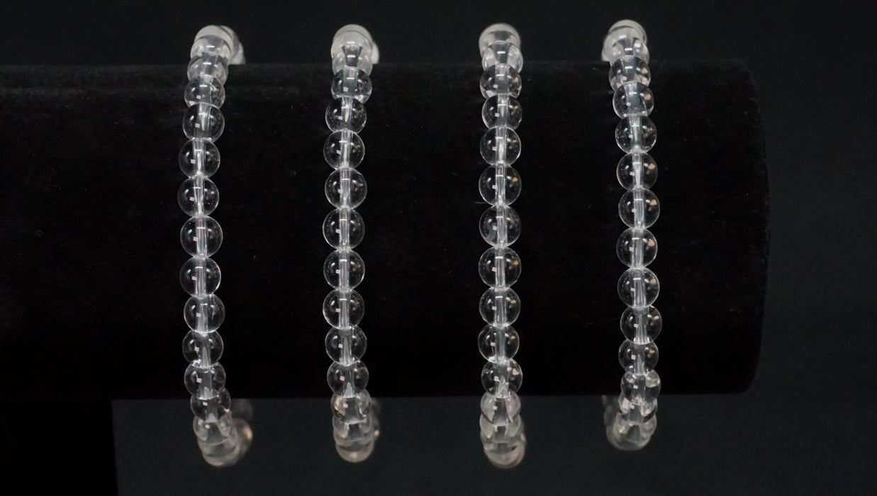 Clear Quartz Bead Bracelet