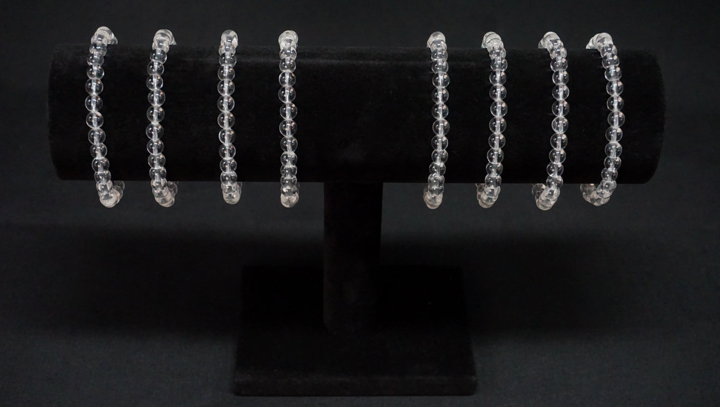 Clear Quartz Bead Bracelet