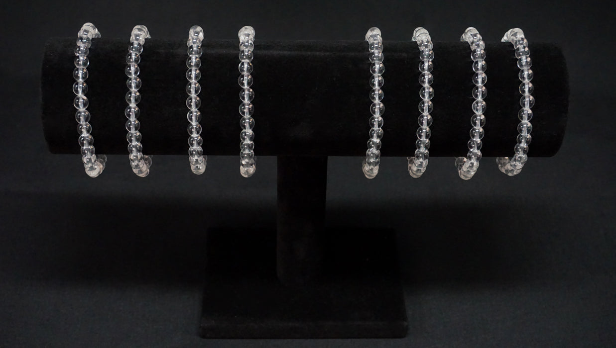 Clear Quartz Bead Bracelet