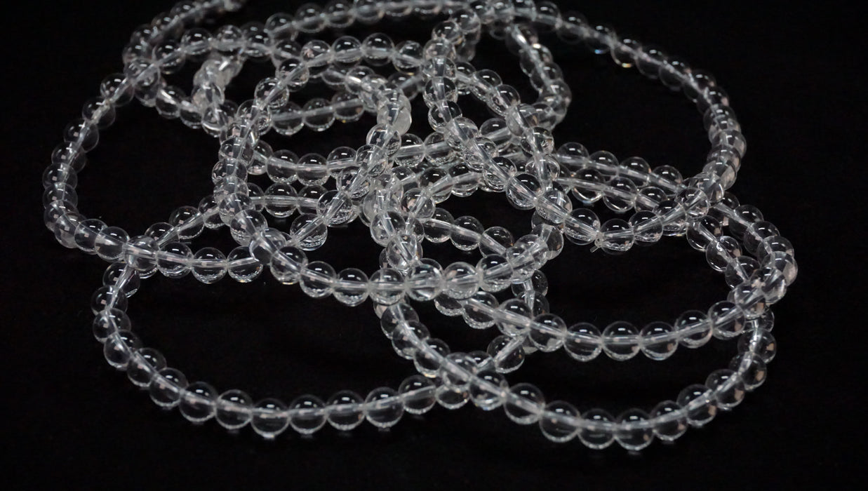 Clear Quartz Bead Bracelet