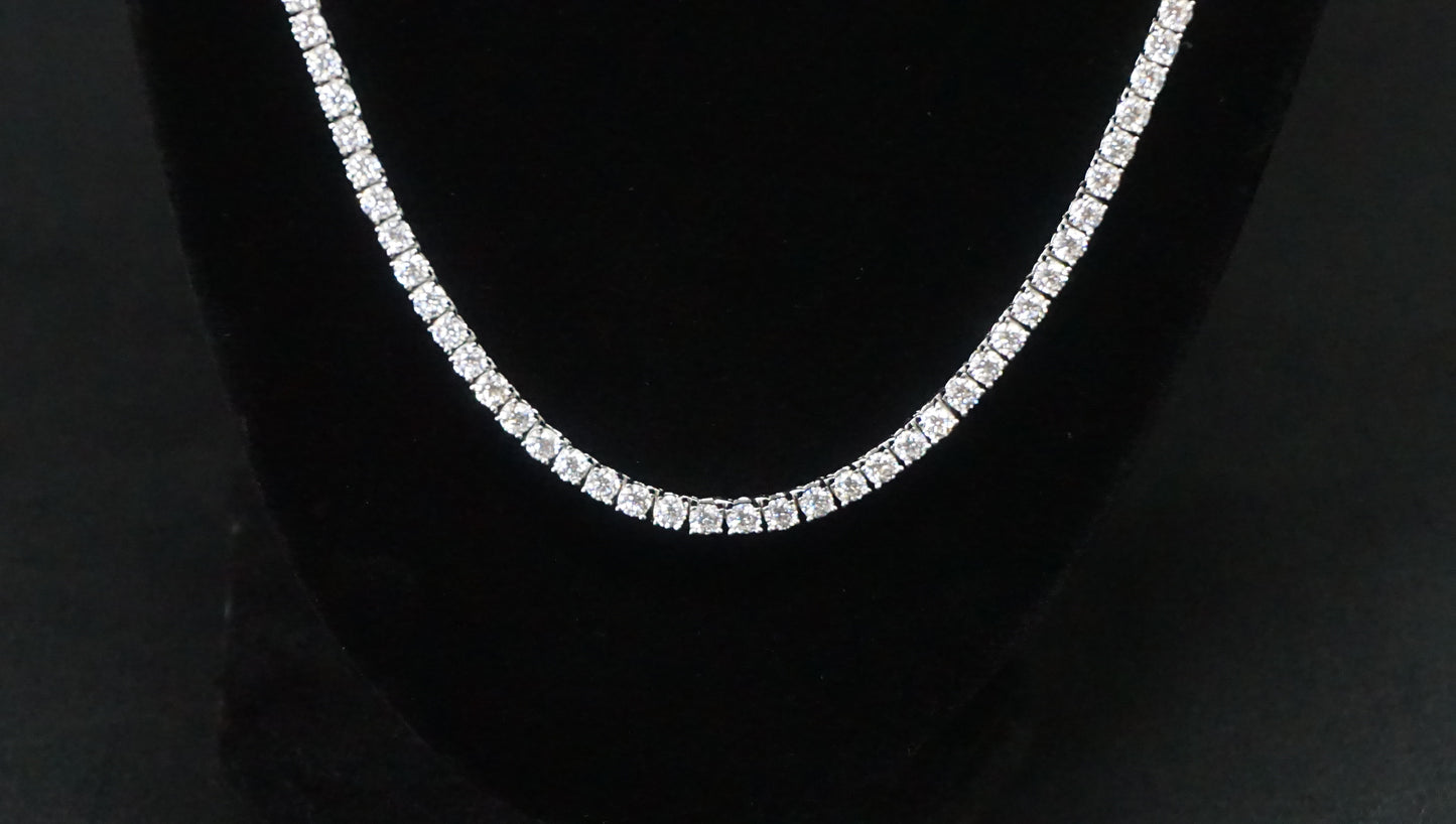 Moissanite Tennis Necklace