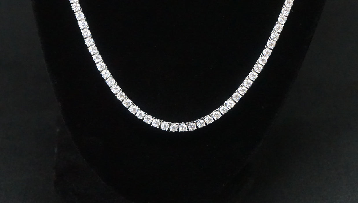 Moissanite Tennis Necklace