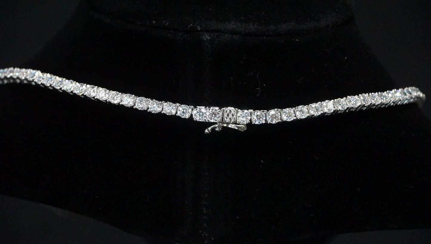 Moissanite Tennis Necklace