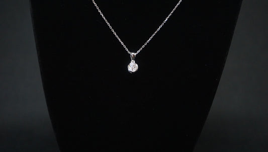 Moissanite Solitaire Pendant