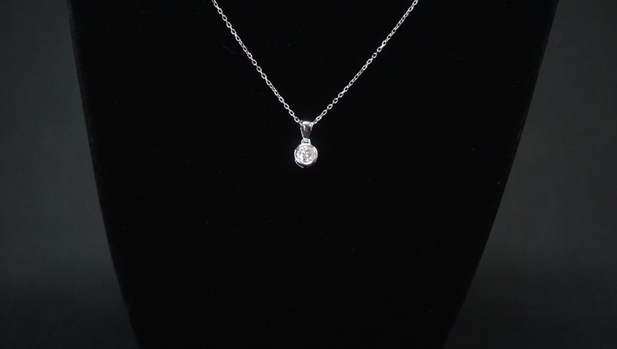 Moissanite Solitaire Pendant