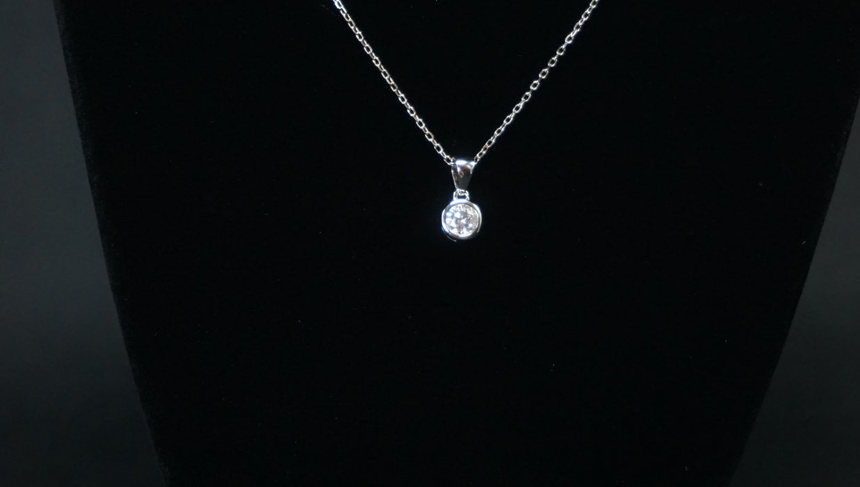 Moissanite Solitaire Pendant