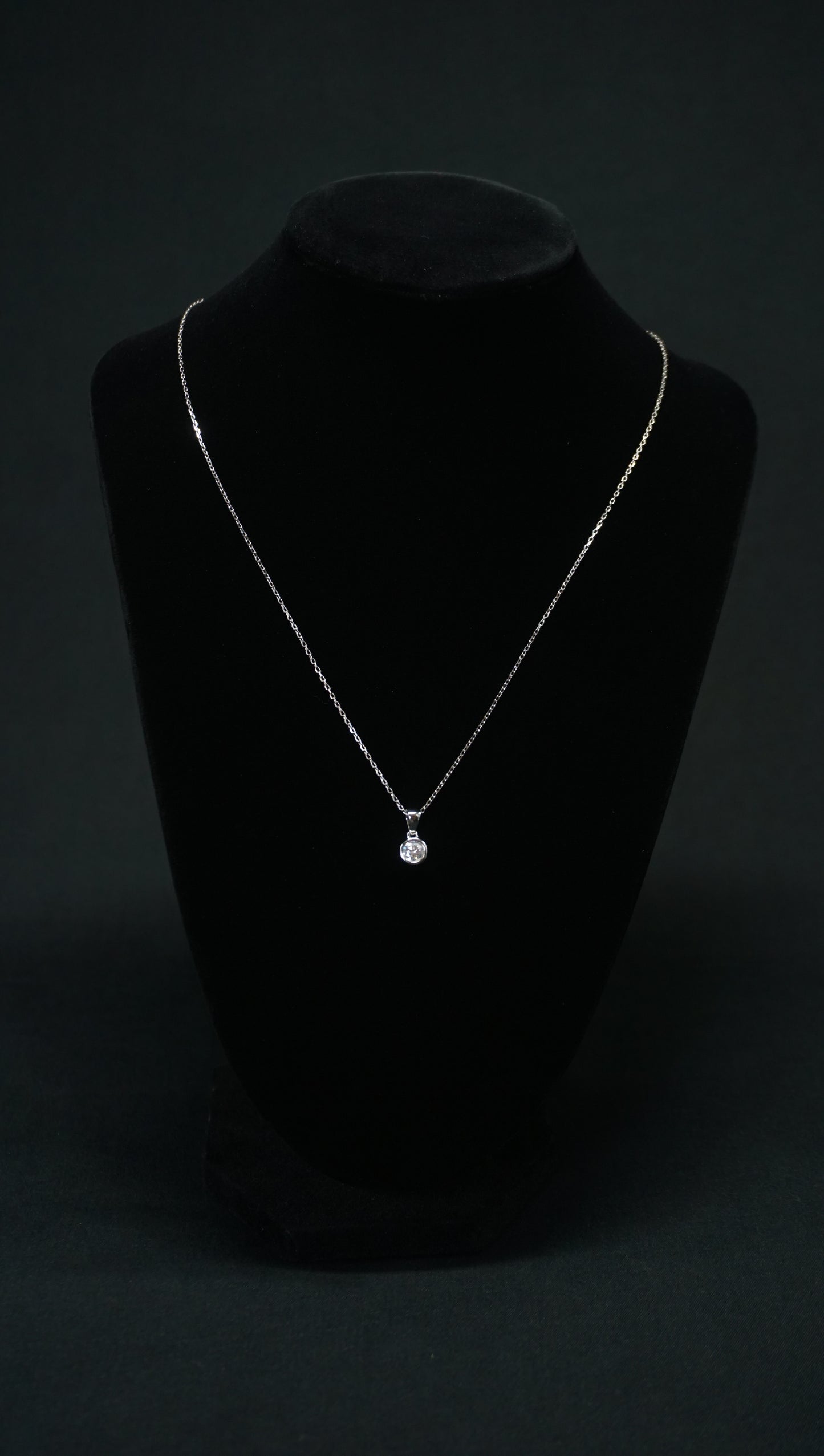 Moissanite Solitaire Pendant