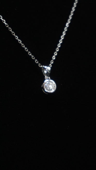 Moissanite Solitaire Pendant