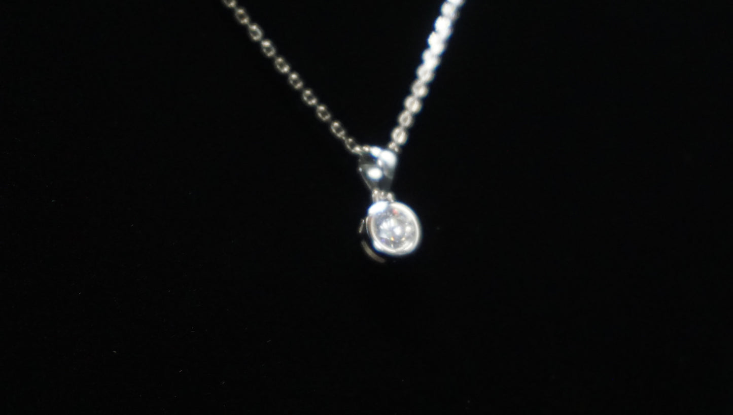 Moissanite Solitaire Pendant