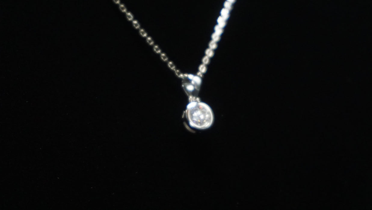 Moissanite Solitaire Pendant