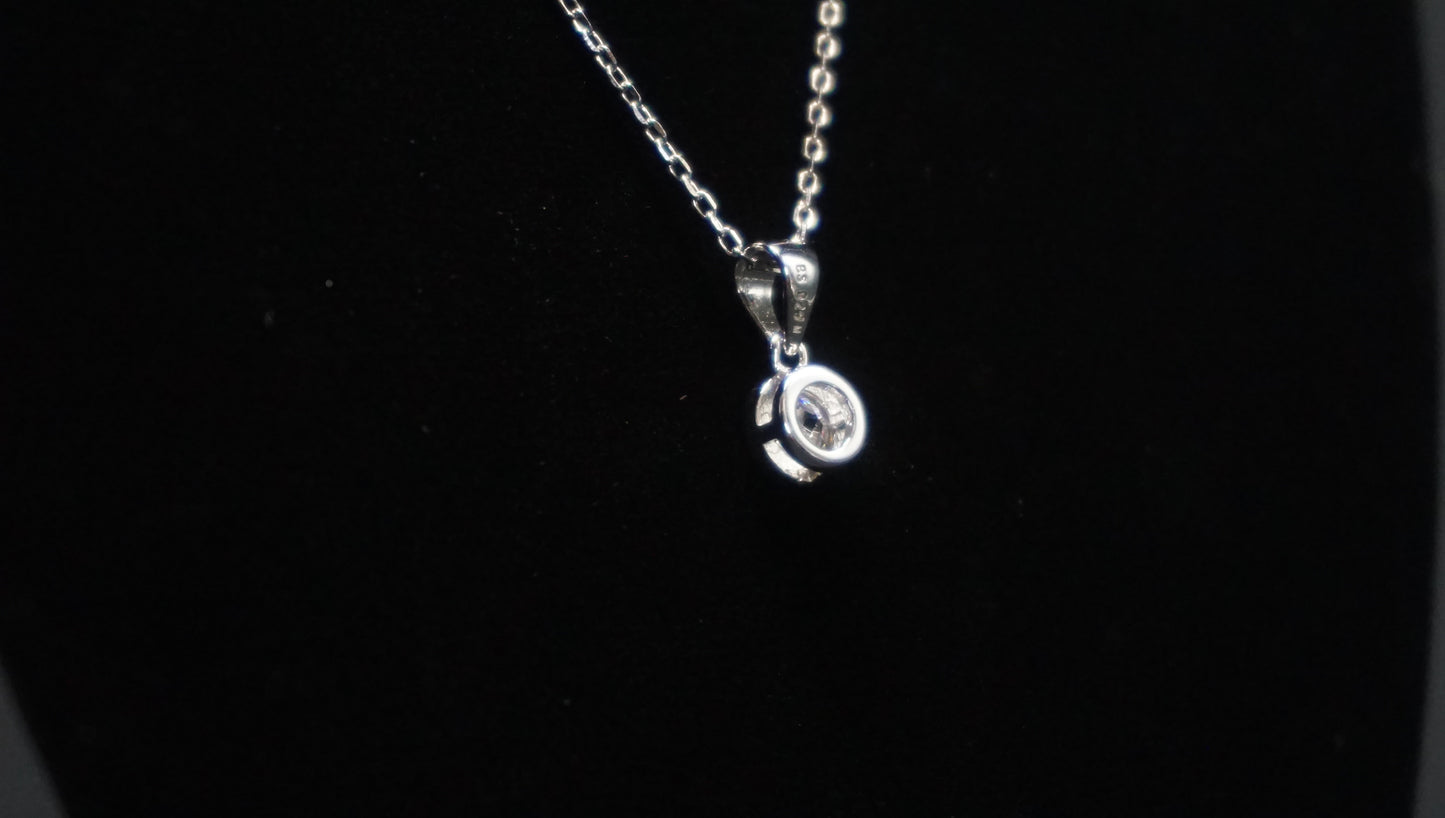 Moissanite Solitaire Pendant