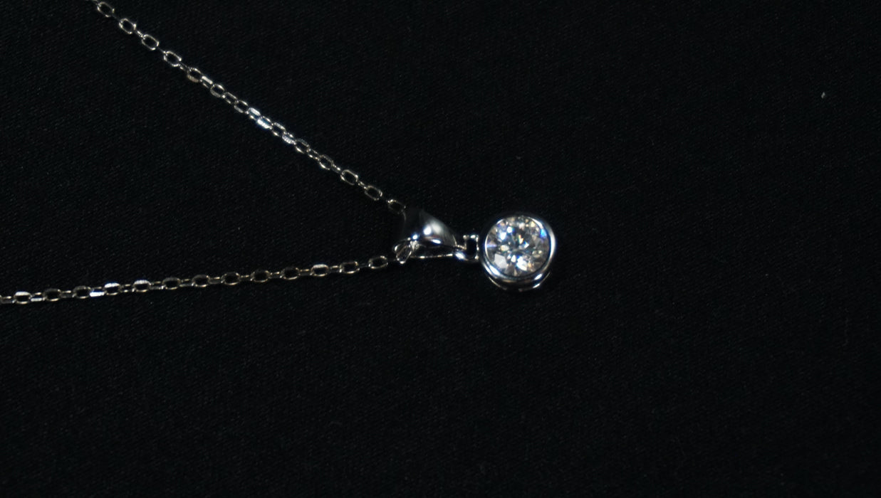 Moissanite Solitaire Pendant
