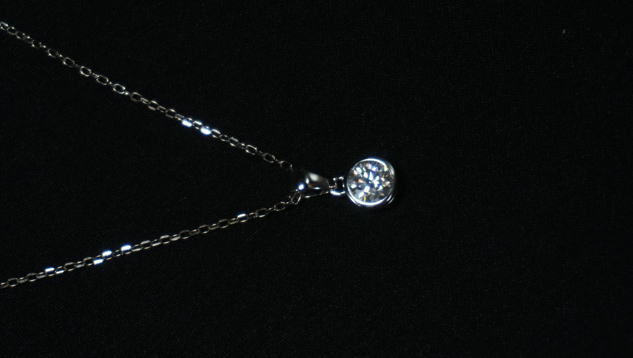 Moissanite Solitaire Pendant