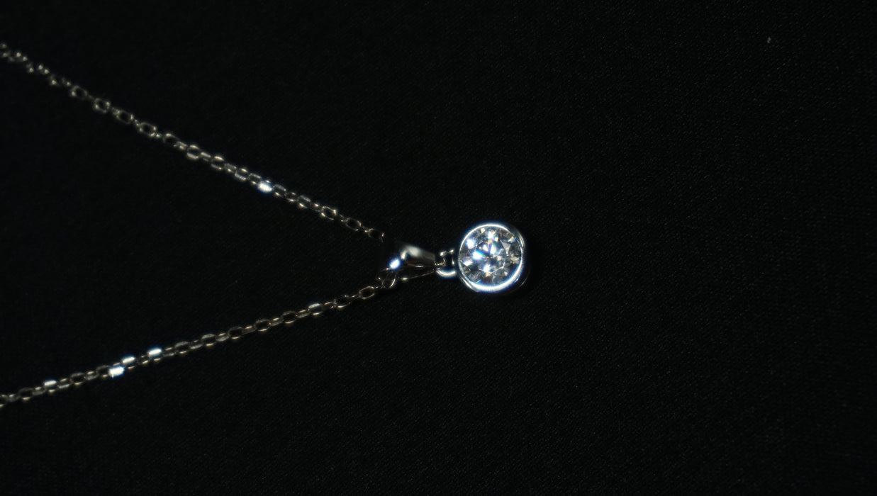 Moissanite Solitaire Pendant