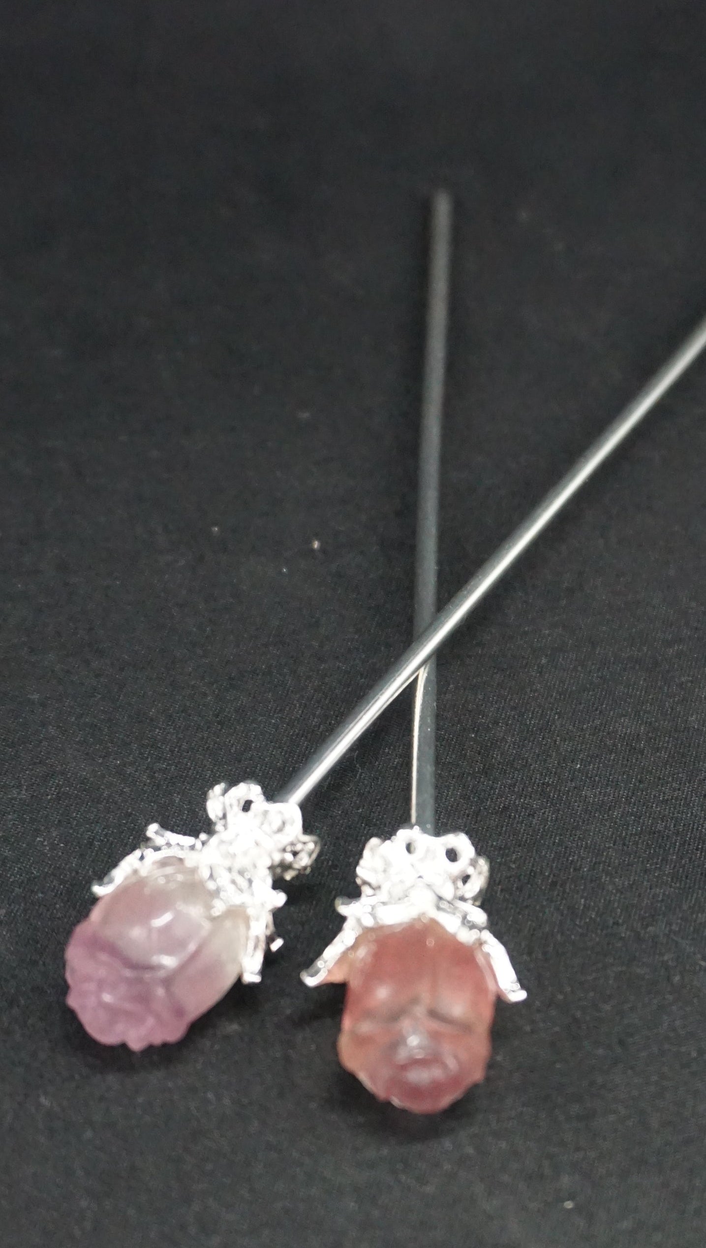 Rose Hair Pins