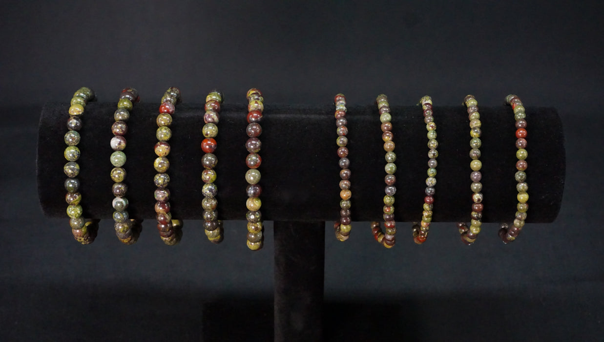 Dragon’s Blood Jasper Bead Bracelet