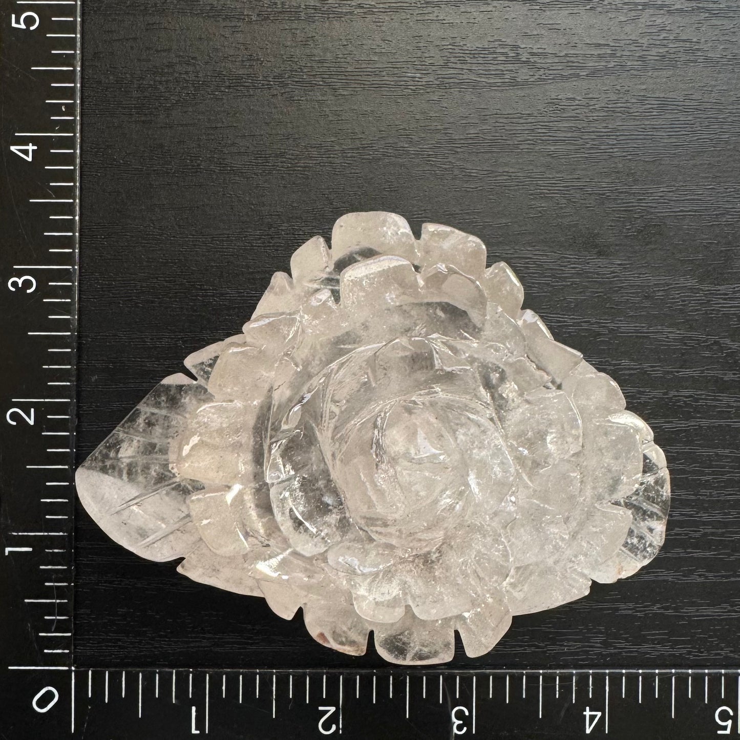 Rose Shaped Clear Quartz