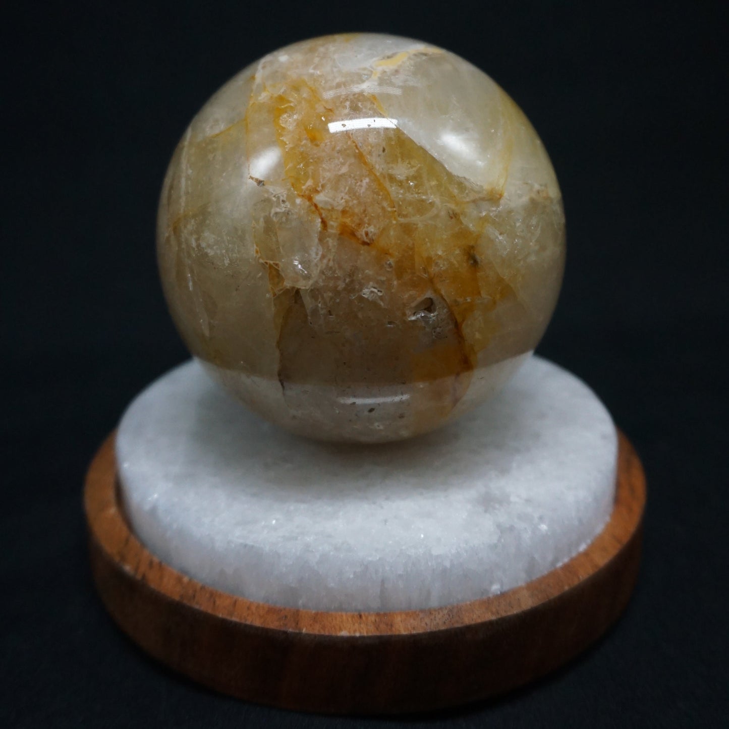Golden Healer Quartz Sphere