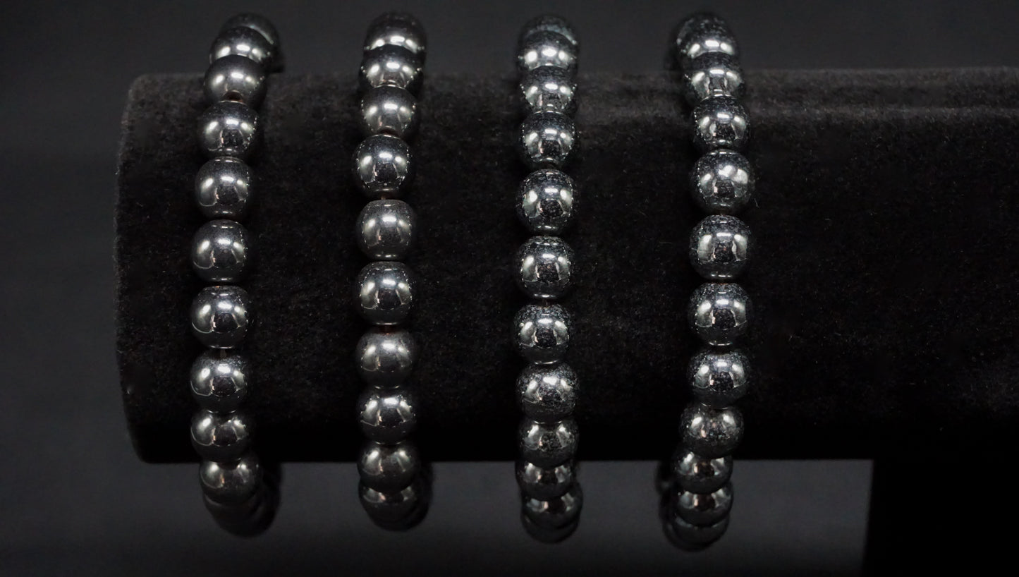 Hematite Bead Bracelet