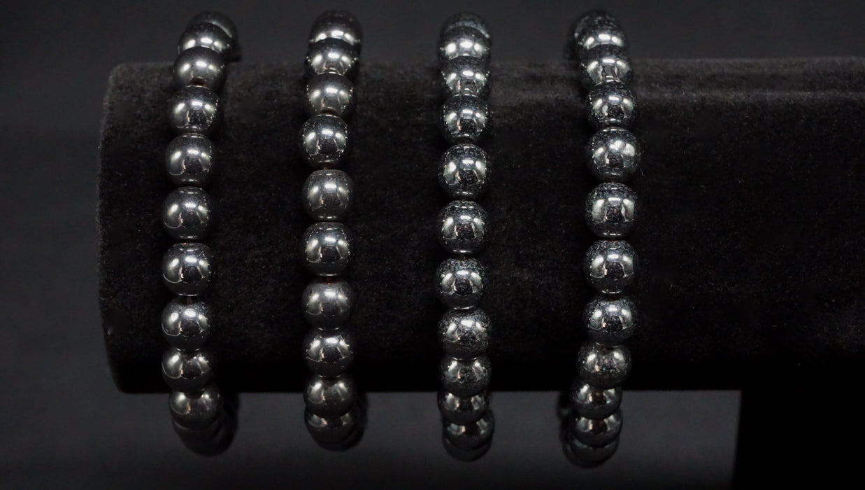 Hematite Bead Bracelet