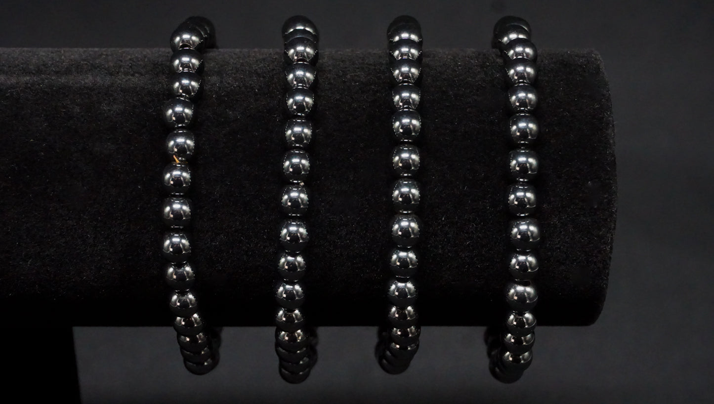 Hematite Bead Bracelet