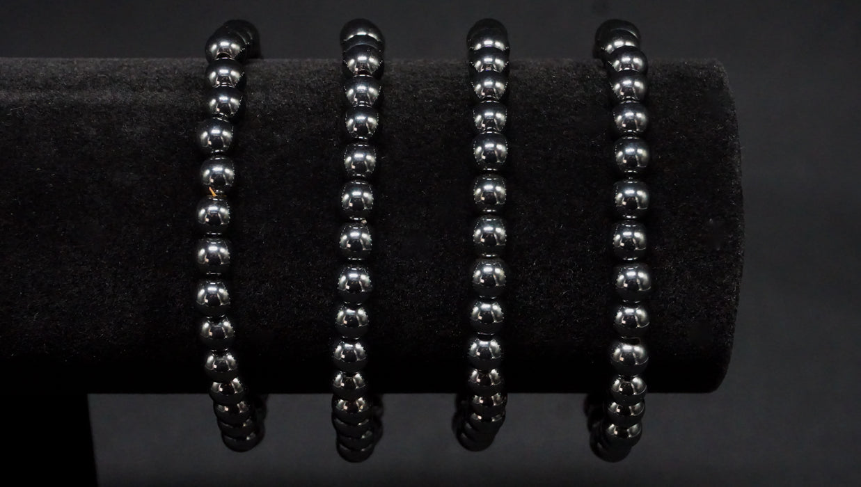 Hematite Bead Bracelet