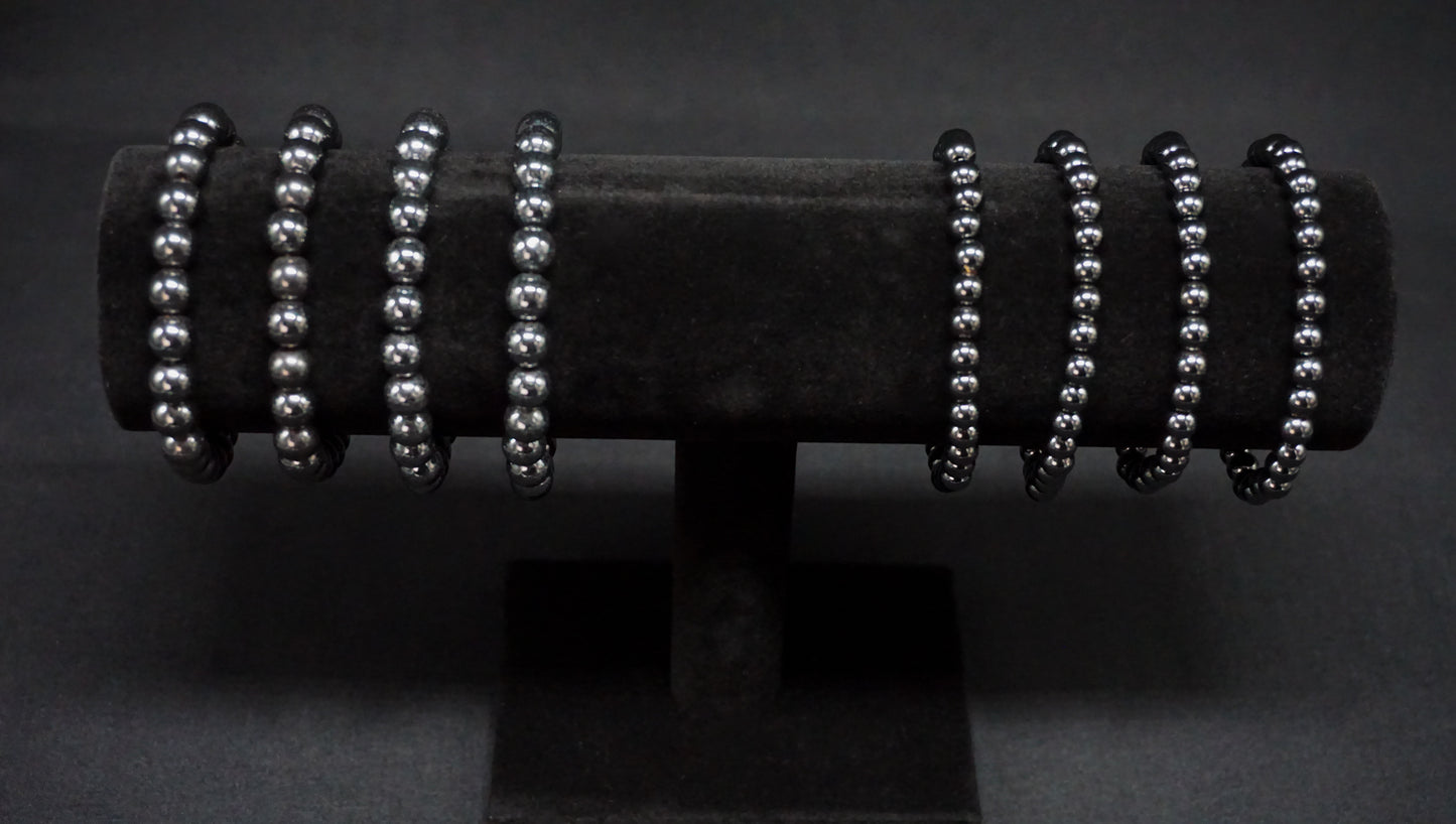 Hematite Bead Bracelet