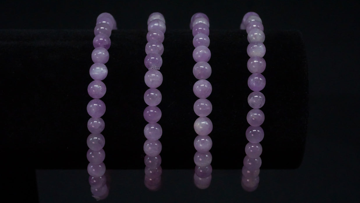 Kunzite Bead Bracelet